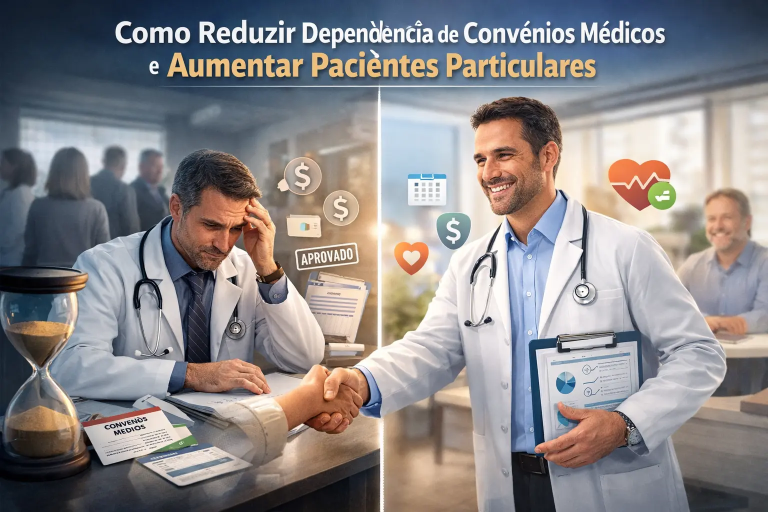 Dor: médico sobrecarregado e preso aos convênios